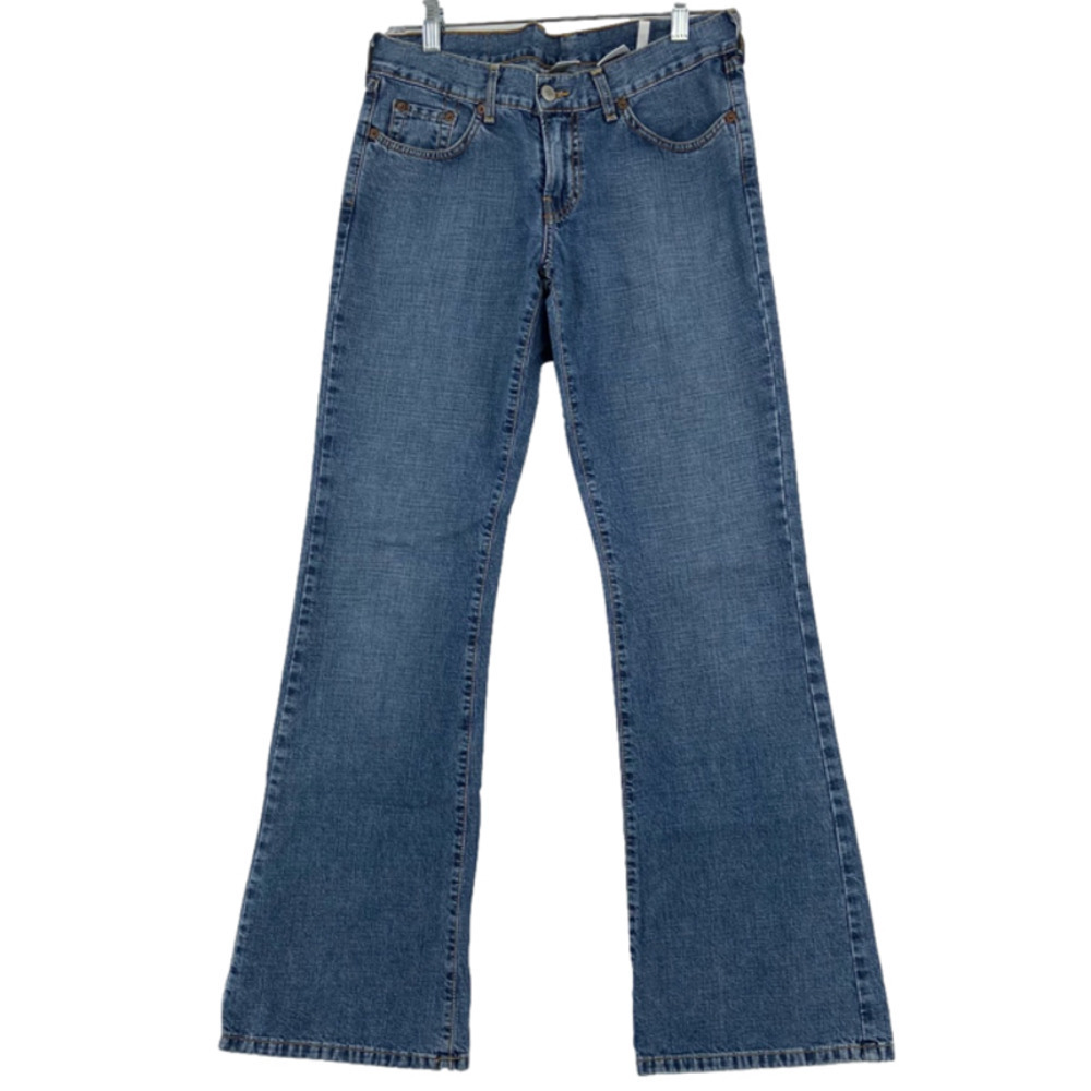 Lucky‎ Brand Jeans Dungarees Light Wash Denim American Made Women's Size 6